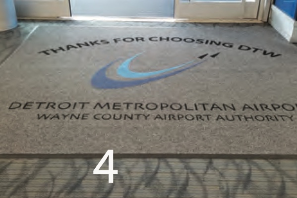 Stadium entrance matting