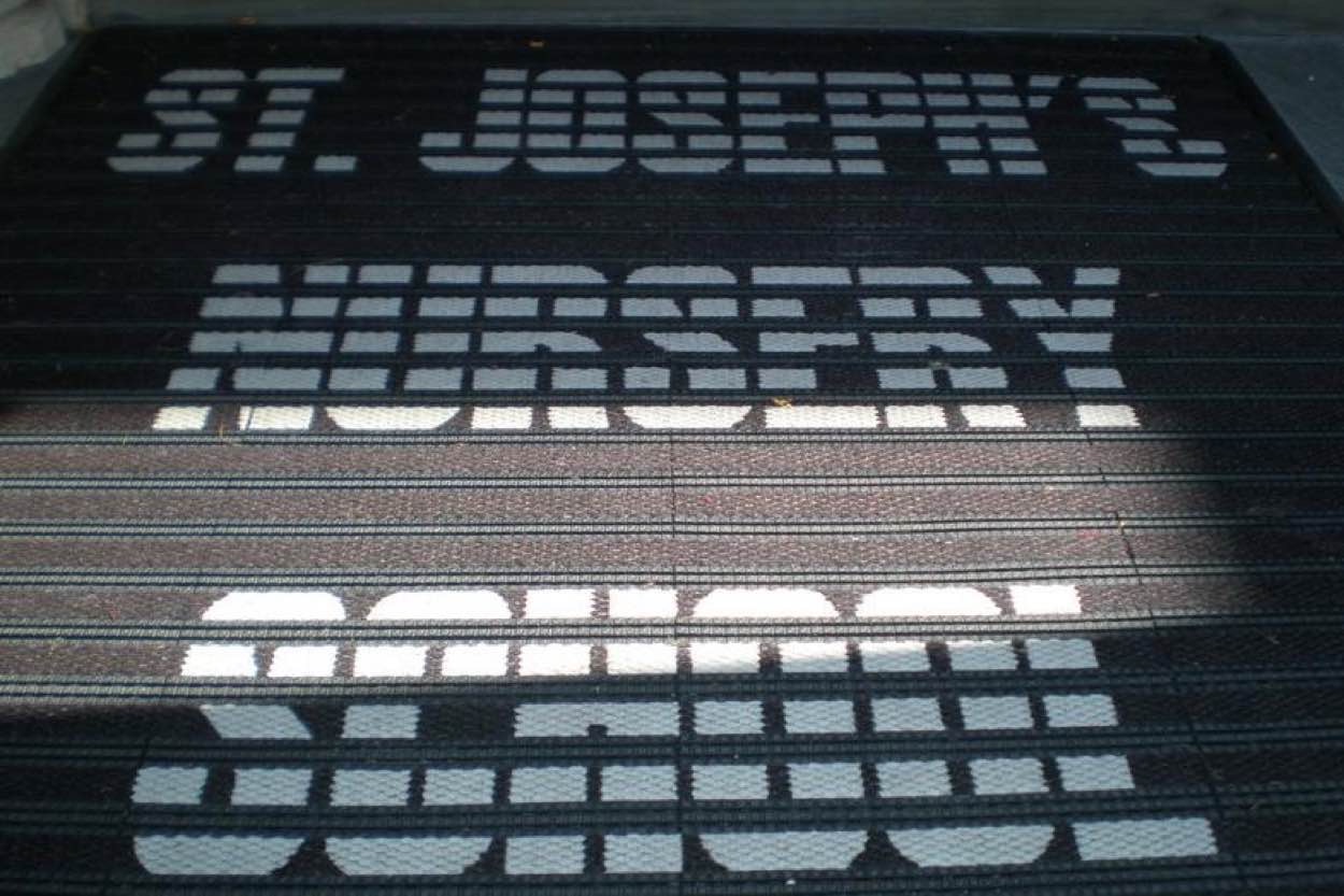 School entrance matting