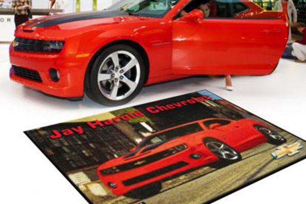 Logo Jet HD custom logo mat