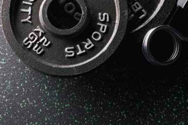 Sportflex rolls flooring for a fitness studio