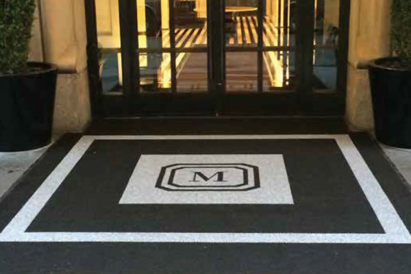 Hotel entrance matting