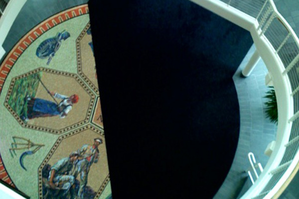 Exterior Rain Mats Park Avenue Custom Circular