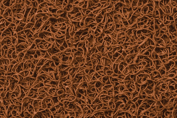 Exterior Rain Mats Soba Vinyl Loop Logo Orange