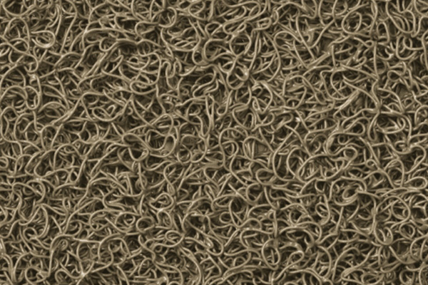 Exterior Rain Mats Soba Vinyl Loop Logo Beige