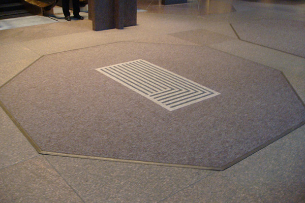 Commercial Carpet Park Avenue custom octagon shape
