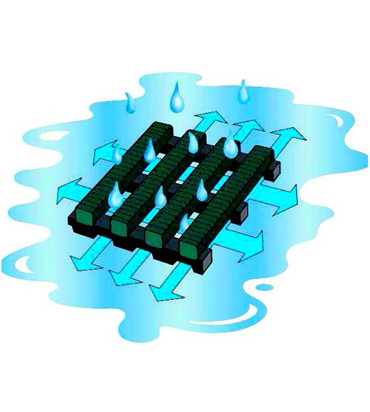 Pool & Fitness Mats Elite Heather Grey