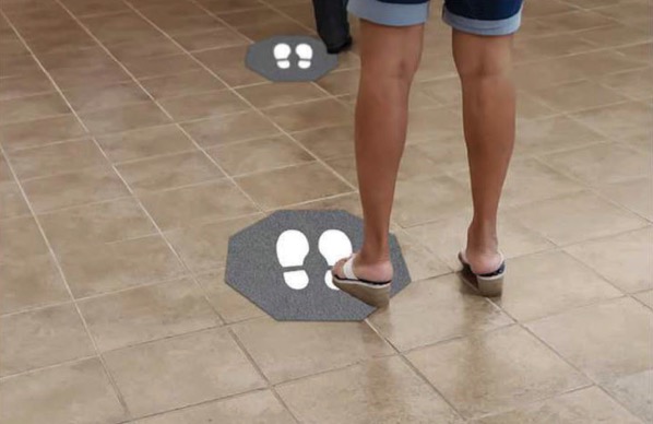 Space Markers: Hexagon Shape